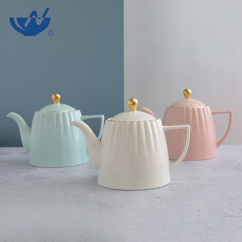 三色色釉茶壺-(6)